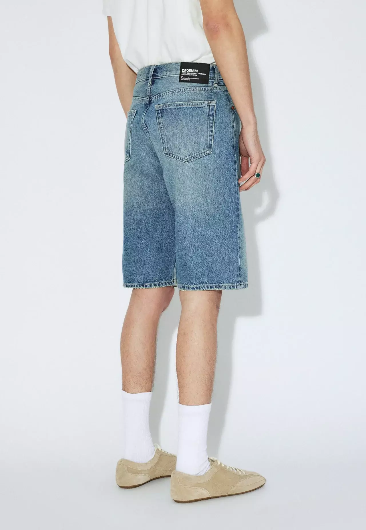 Dr.Denim Omar Shorts Drift Sky Used Herren Denim blau
